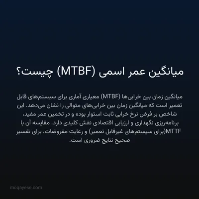 میانگین عمر اسمی (MTBF) چیست؟
