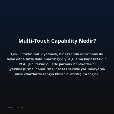 Multi-Touch Capability Nedir?