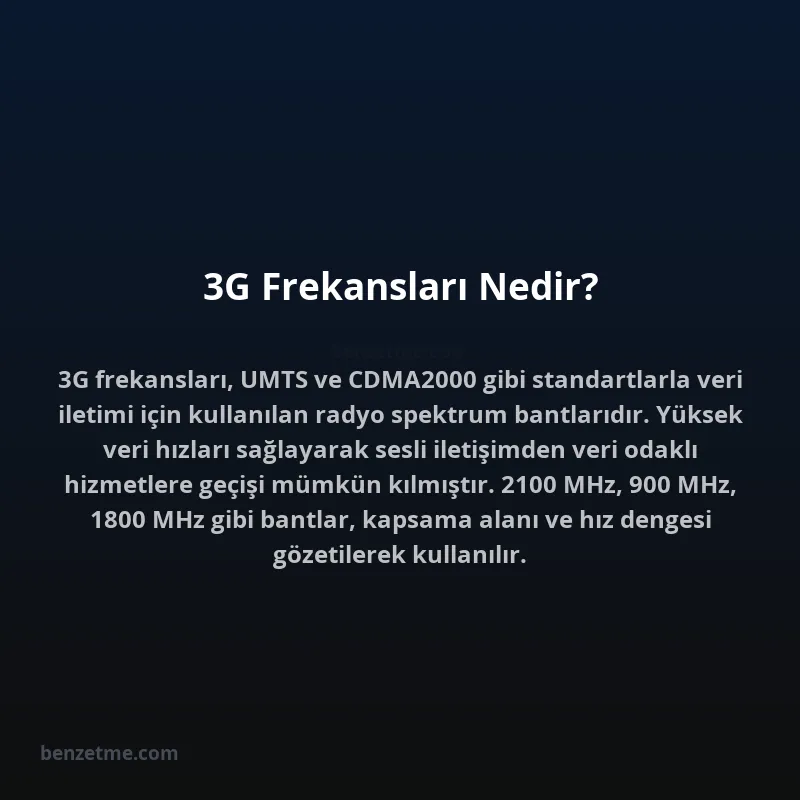 3G Frekansları Nedir?