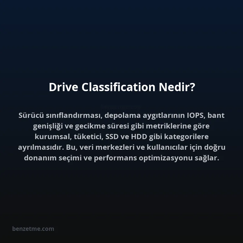 Drive Classification Nedir?