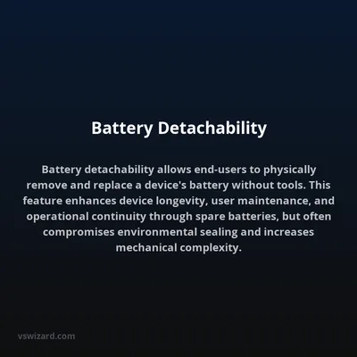 Battery Detachability