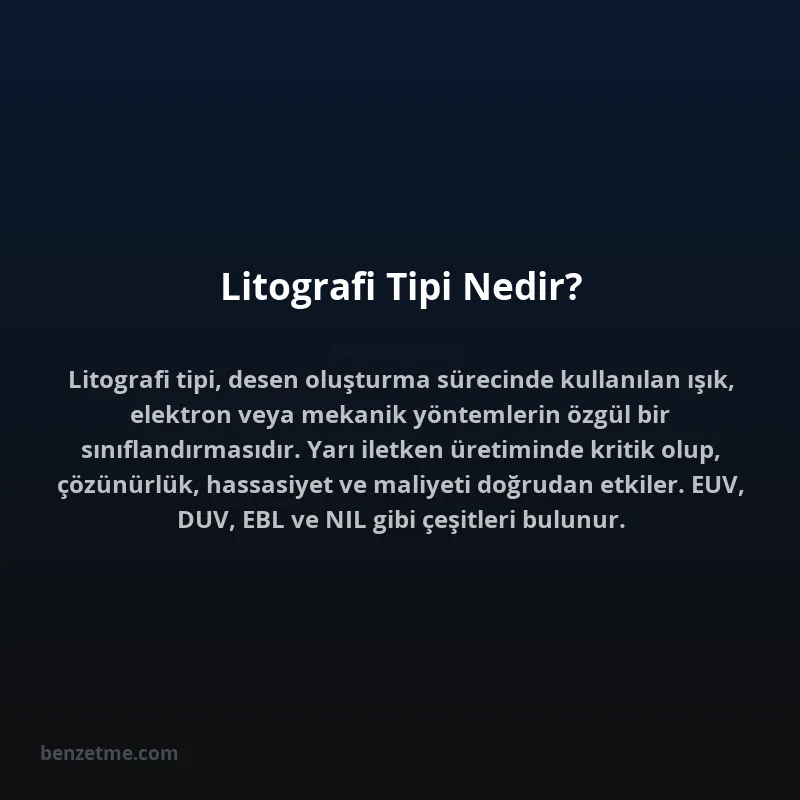 Litografi Tipi Nedir?