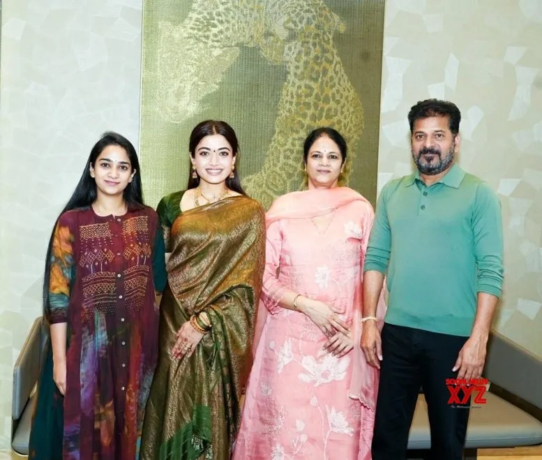 Rashmika Mandanna'dan Açıklama: Başbakan Revanth Reddy ile Görüşmesi ve Özel Hediyesi