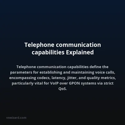 Telephone communication capabilities Explained