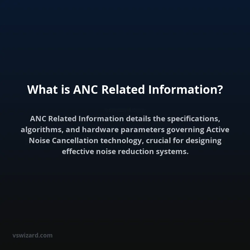 What is ANC Related Information?