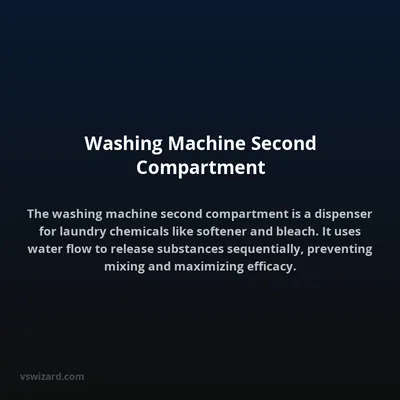 Washing Machine Second Compartment