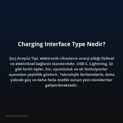 Charging Interface Type Nedir?