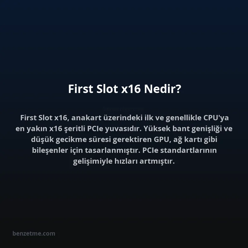 First Slot x16 Nedir?
