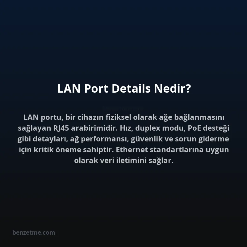 LAN Port Details Nedir?