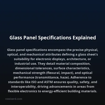 Glass Panel Specifications Explained