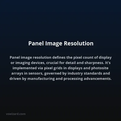 Panel Image Resolution