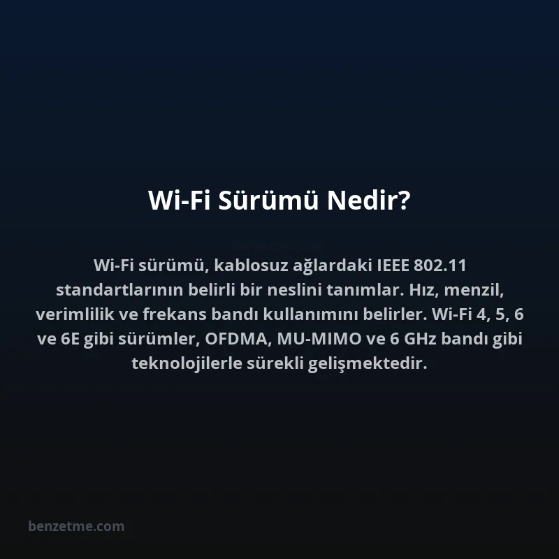 Wi-Fi Sürümü Nedir?