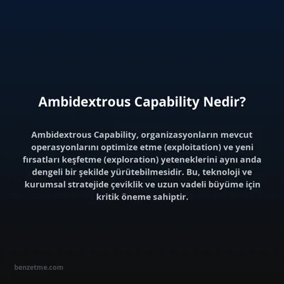 Ambidextrous Capability Nedir?