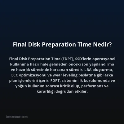 Final Disk Preparation Time Nedir?