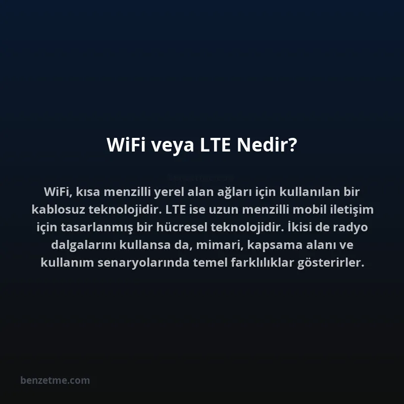 WiFi veya LTE Nedir?