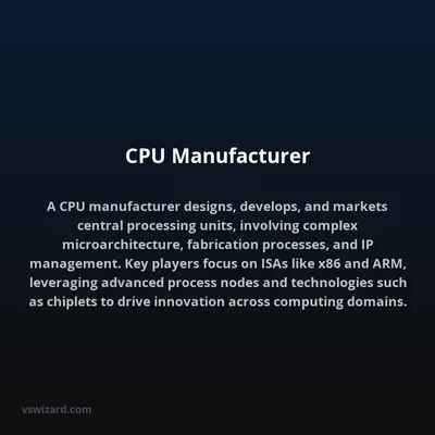 CPU Manufacturer