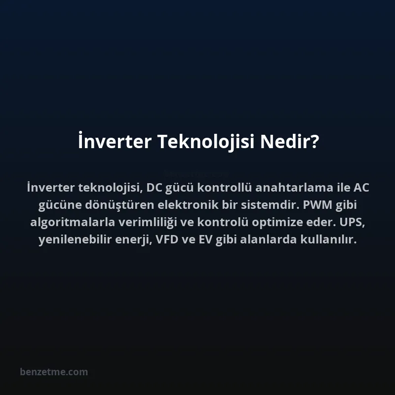 İnverter Teknolojisi Nedir?
