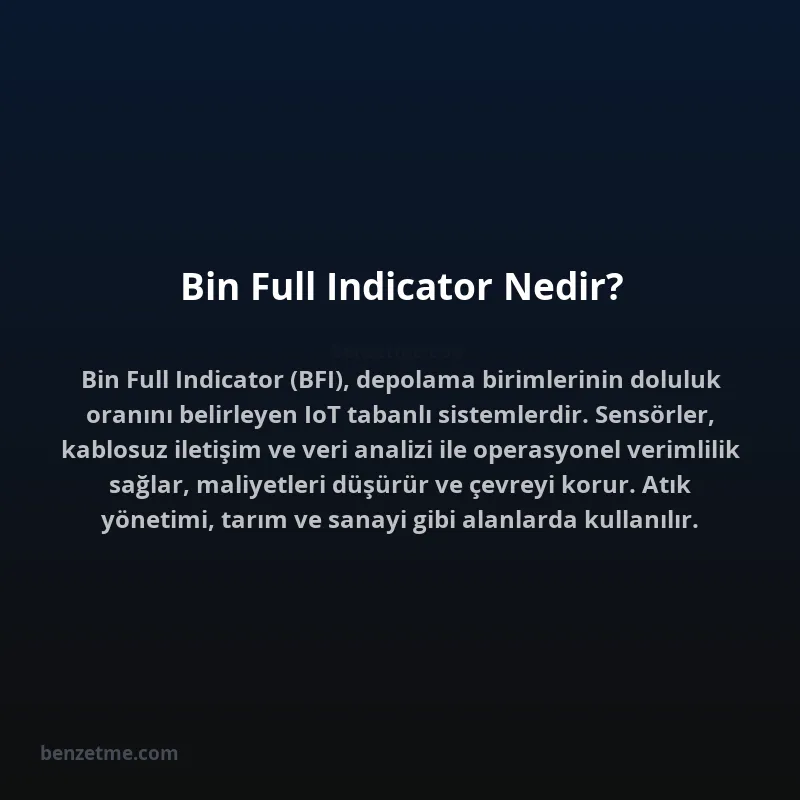 Bin Full Indicator Nedir?