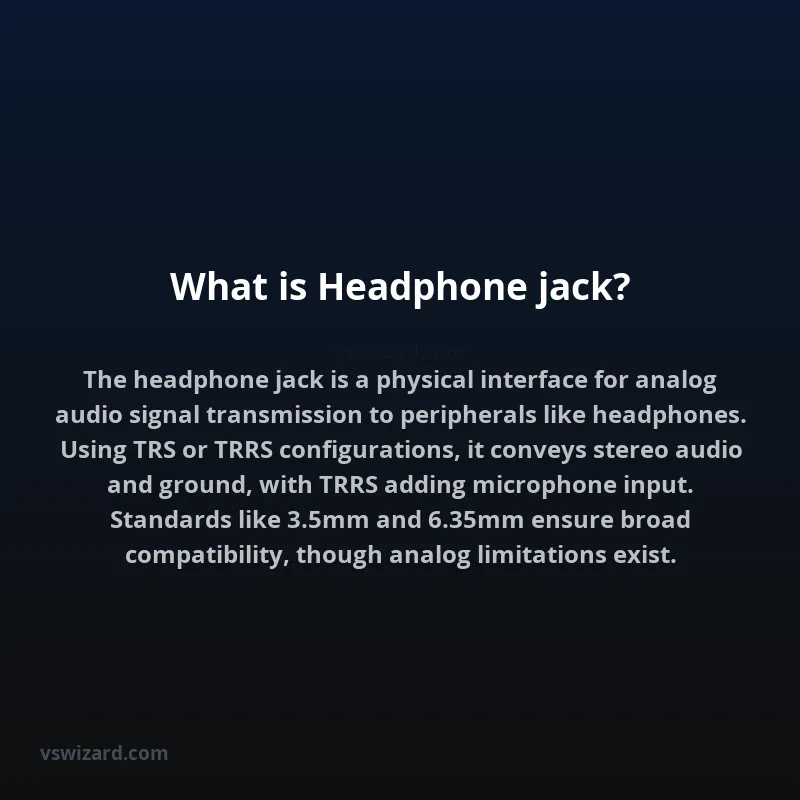 What is Headphone jack?
