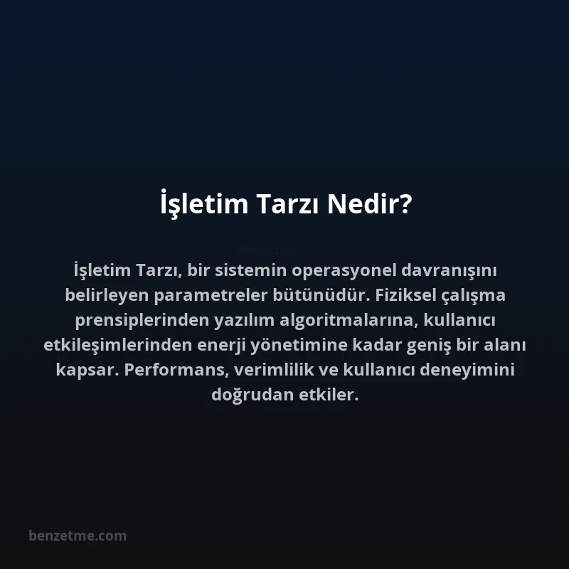 İşletim Tarzı Nedir?
