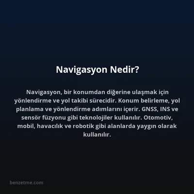 Navigasyon Nedir?
