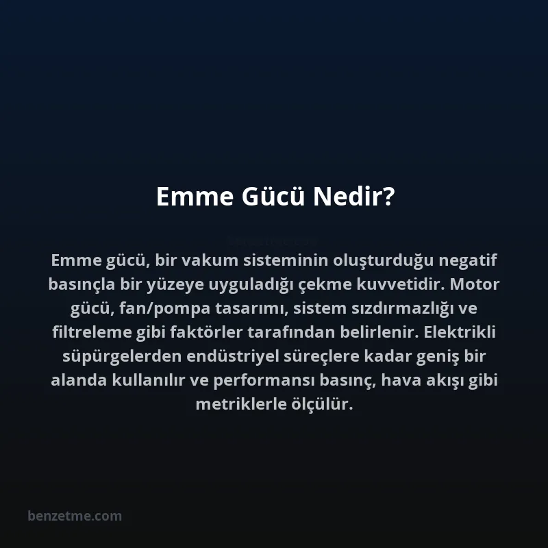 Emme Gücü Nedir?