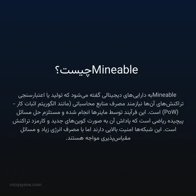 Mineable چیست؟
