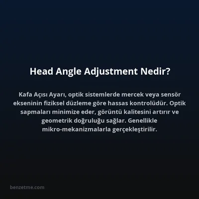 Head Angle Adjustment Nedir?