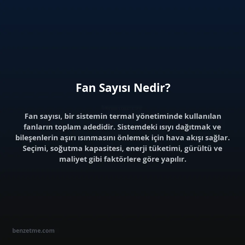 Fan Sayısı Nedir?