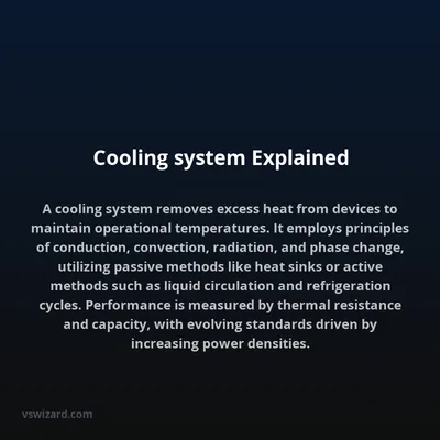 Cooling system Explained