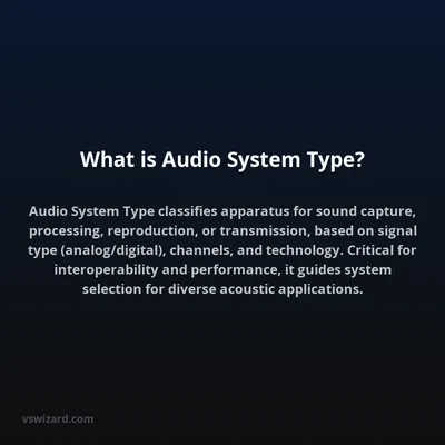 What is Audio System Type?