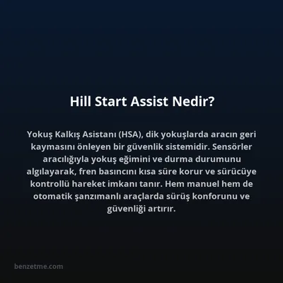 Hill Start Assist Nedir?