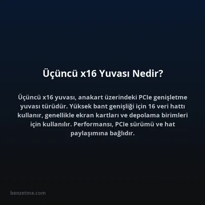 Üçüncü x16 Yuvası Nedir?