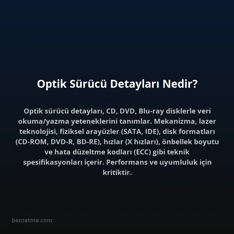Optik Sürücü Detayları Nedir?