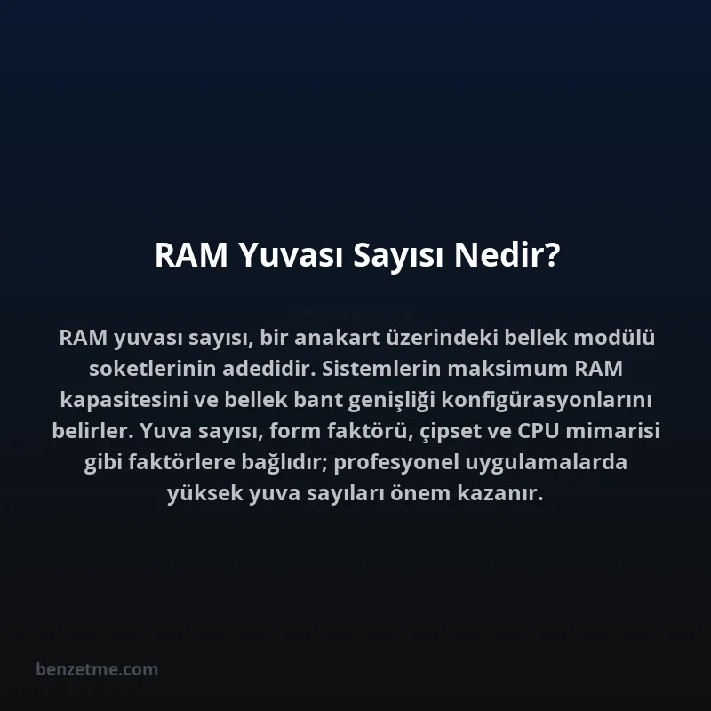 RAM Yuvası Sayısı Nedir?