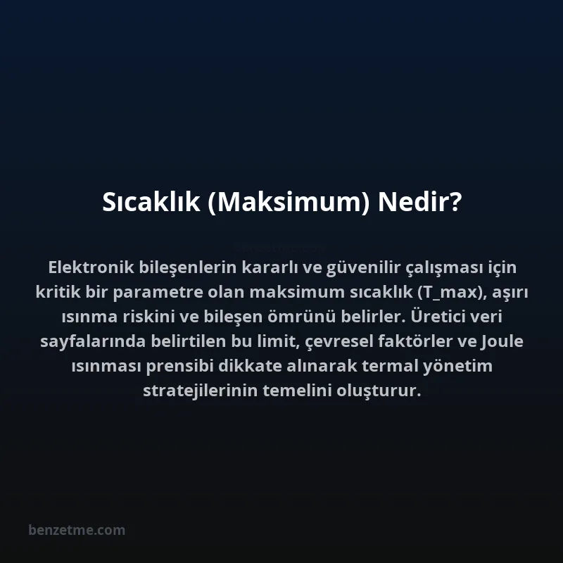 Sıcaklık (Maksimum) Nedir?