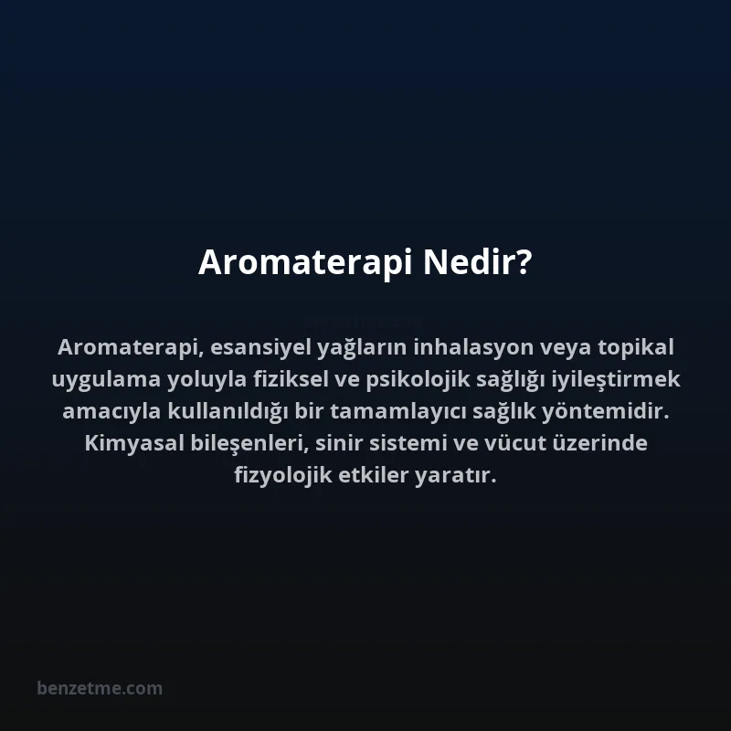 Aromaterapi Nedir?