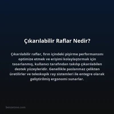 Çıkarılabilir Raflar Nedir?