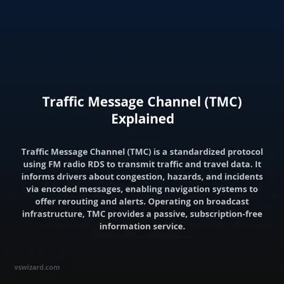 Traffic Message Channel (TMC) Explained