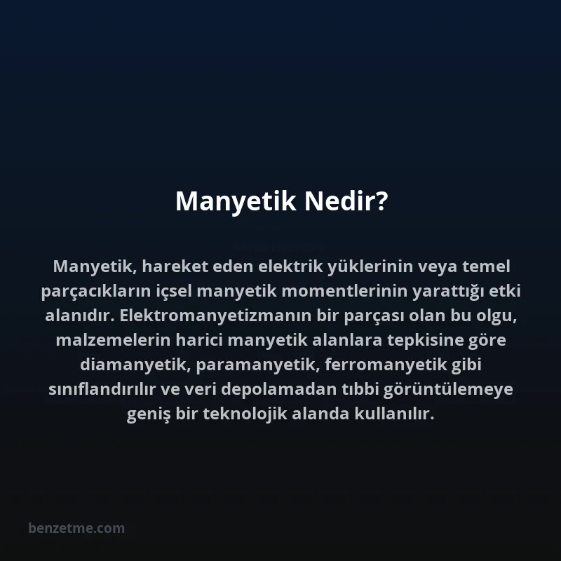 Manyetik Nedir?
