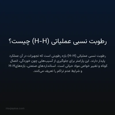 رطوبت نسبی عملیاتی (H-H) چیست؟
