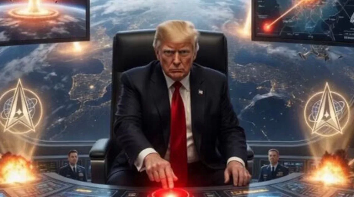 Donald Trump's AI-Generated Images Depict Bombing Earth Amidst Religious Event