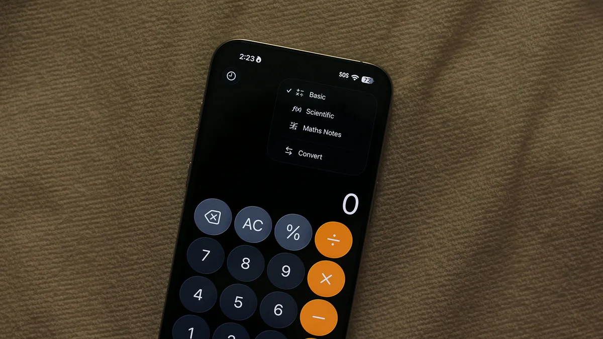 iPhone Hesap Makinesi Uygulaması Sadece Temel Matematikten Çok Daha Fazlasını Yapabiliyor