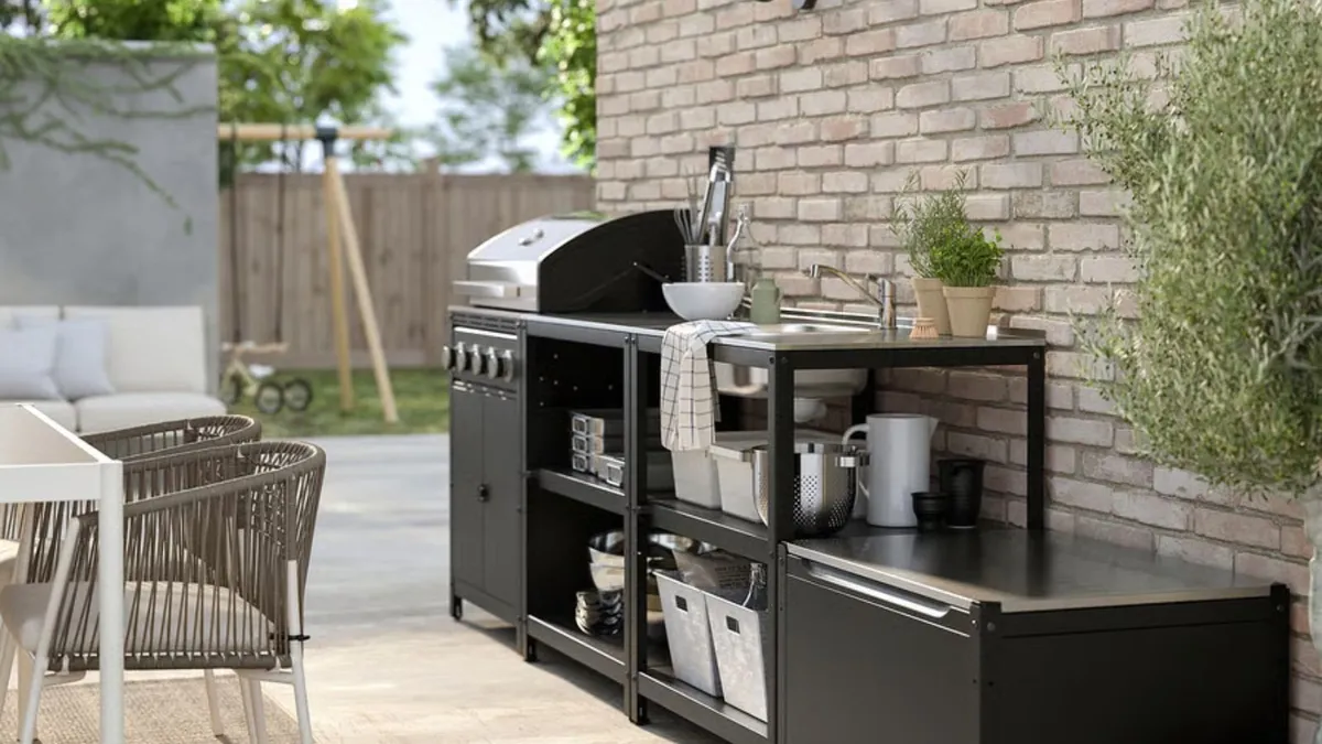 IKEA'nın Barbekü Odaklı Açık Mutfak Sistemi: Yazın En İyi Yatırımı