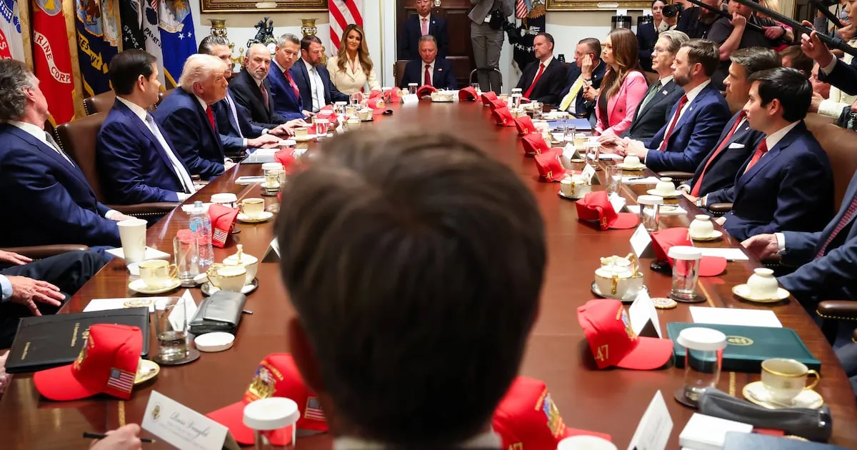 Treasury Secretary's Cabinet Meeting Notes Reveal Focus on 'Economic Fury' and Resilience
