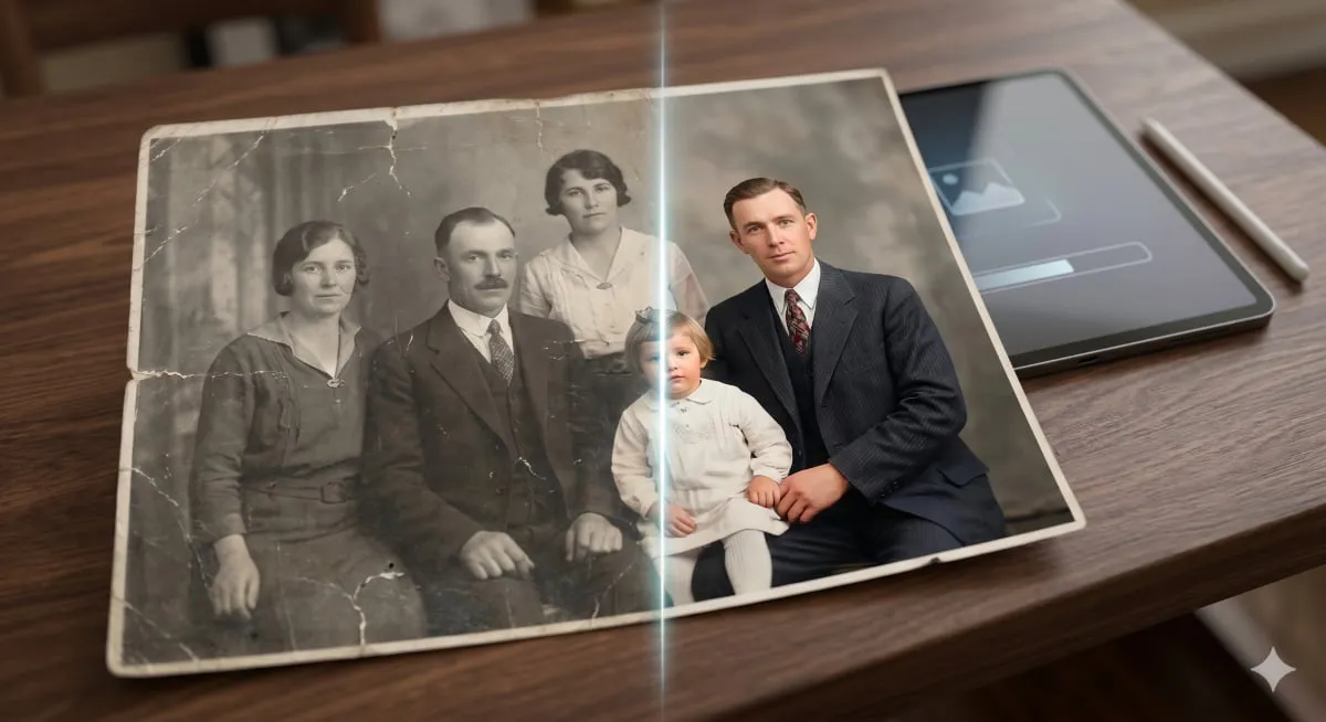 Yapay Zeka ile Eski Fotoğraflara Yeniden Hayat Verin: 6 Güçlü İstem Rehberi