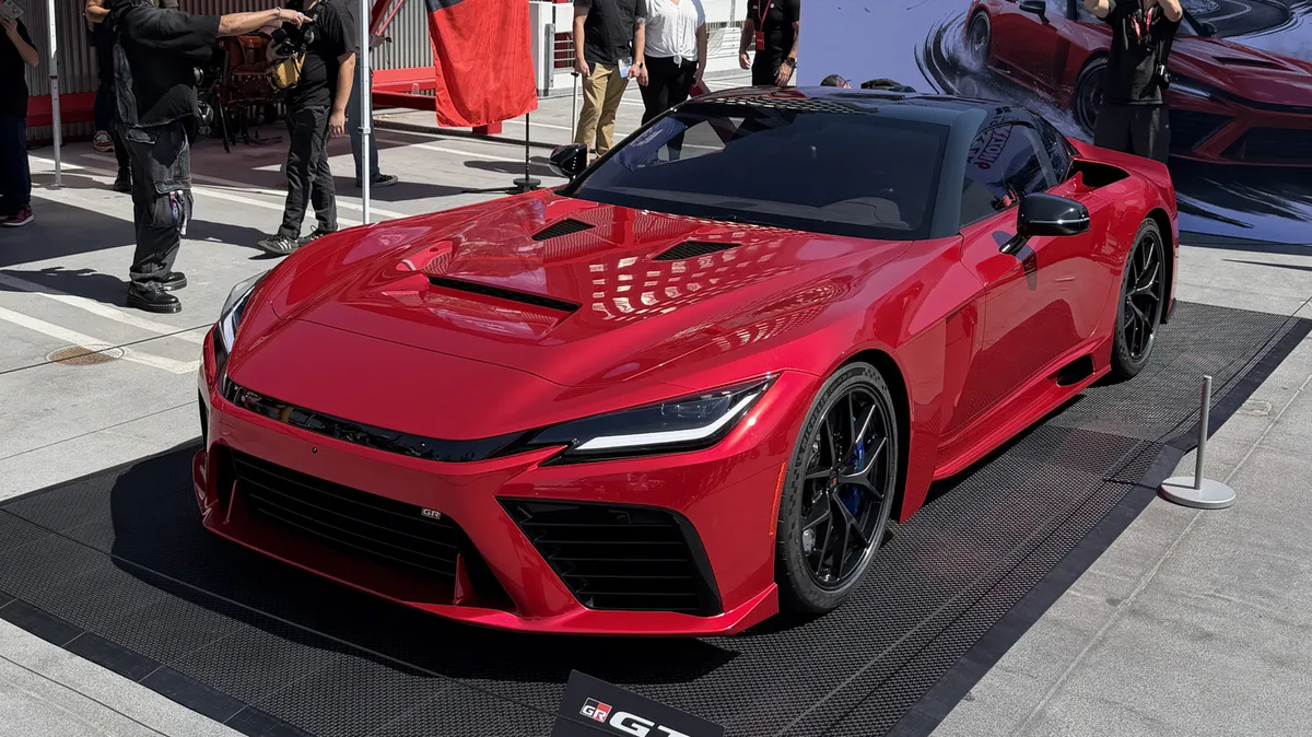 Toyota GR GT Makes Stunning North American Debut in Vibrant Red