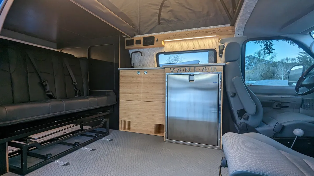 Iconic Ford E-350 Quigley 4x4 Camper Van Blends Utility and Adventure