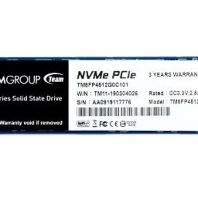Team Group MP34 NVMe M.2 256GB kapasiteli