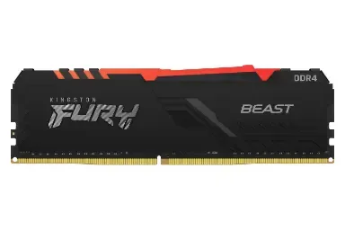 Resim Kingston Fury Beast Rgb 16Gb Ddr4 3200 Cl16